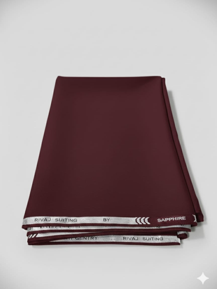 Sapphire Wash and Wear Maroon