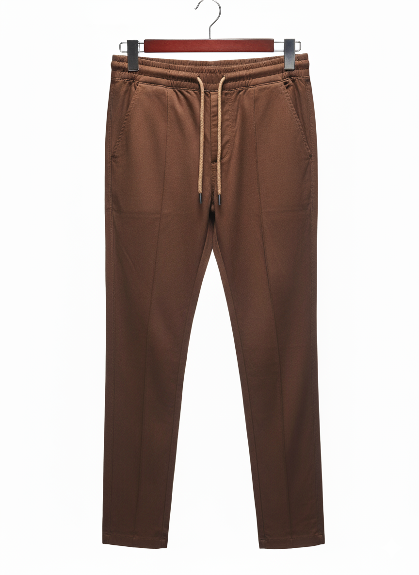 Loose Bottom Baggy Trouser Chocolate