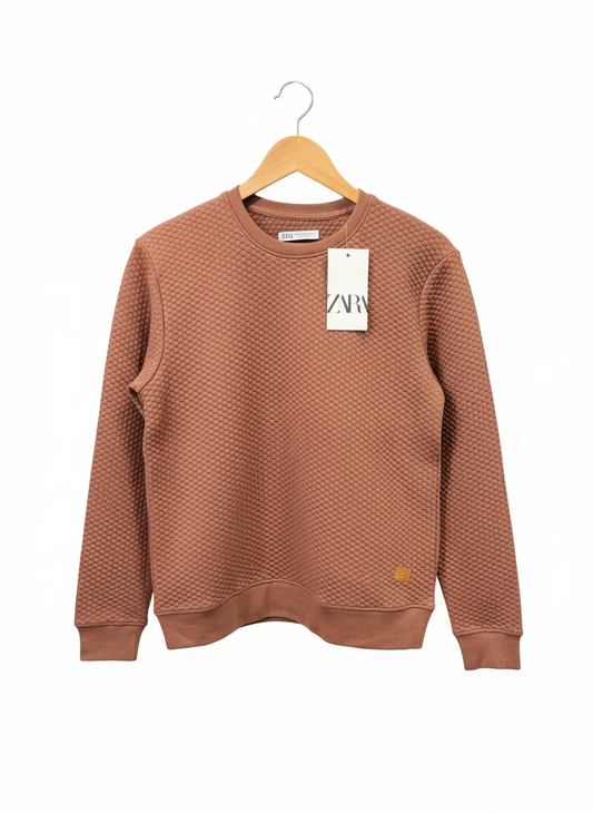 Zara SweatShirt Bubble Brown