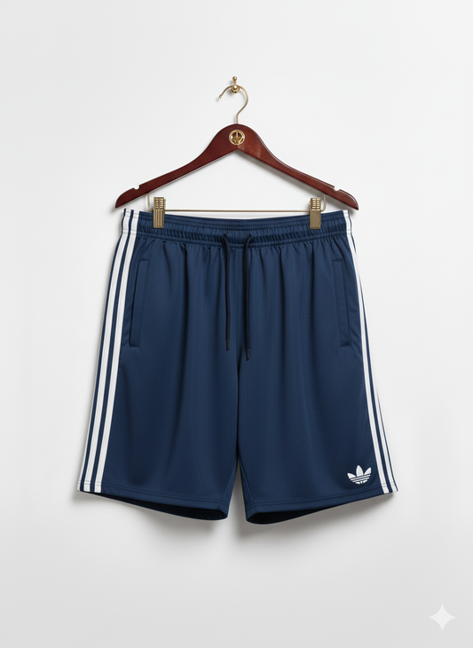 Adidas Striped Shorts Navy