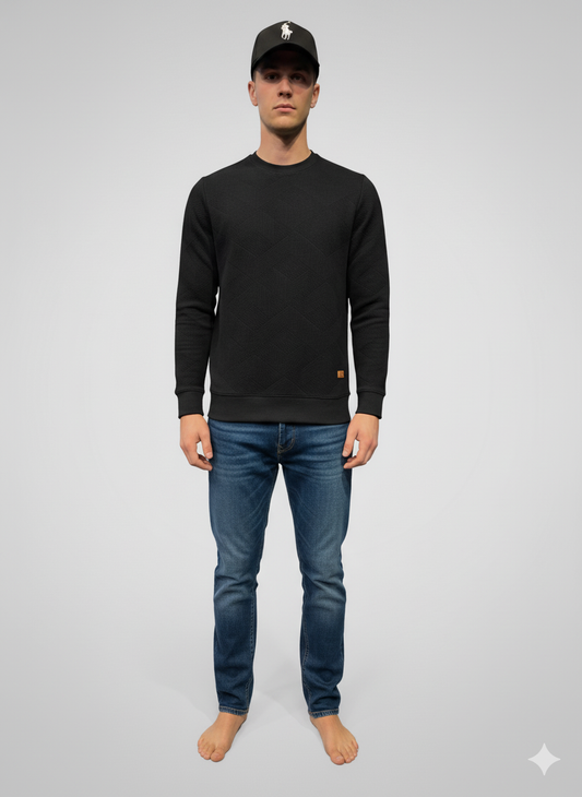 Zara SweatShirt Lined Black