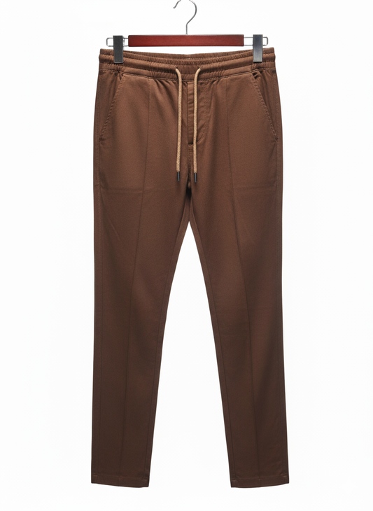 Loose Bottom Baggy Trouser Chocolate