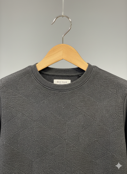 Zara SweatShirt Lined Charcoal