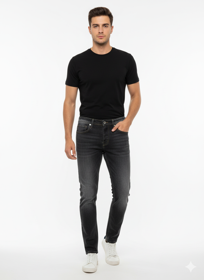 Denim Cargo Trousers