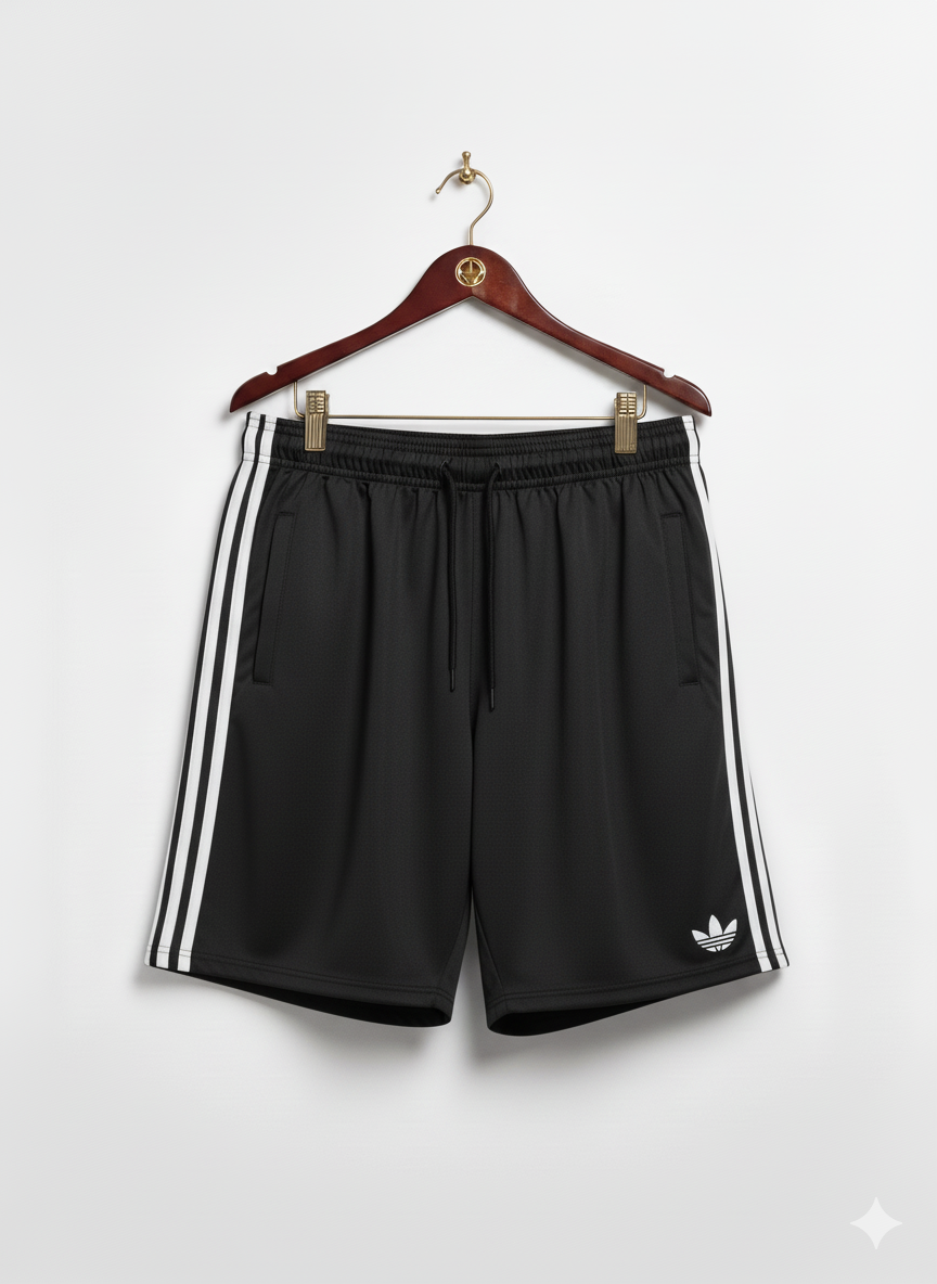 Adidas Striped Shorts Black
