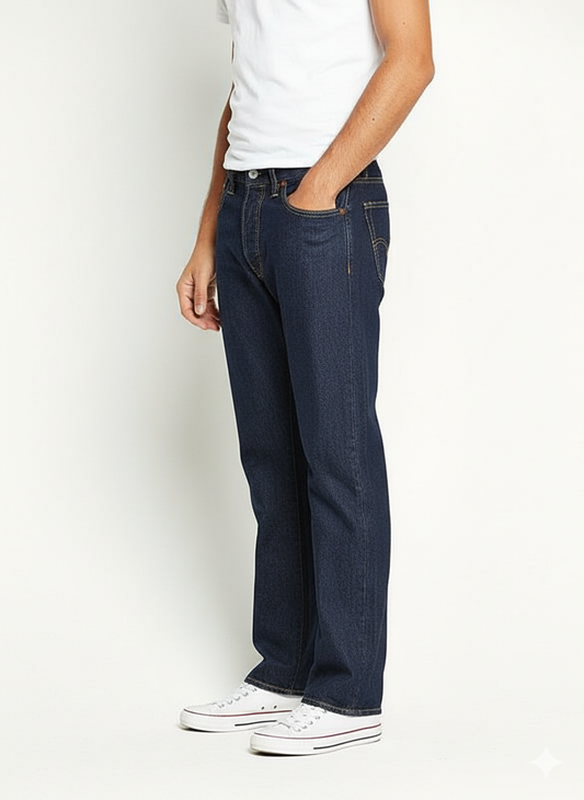 Levis 501 Denim Dark Blue