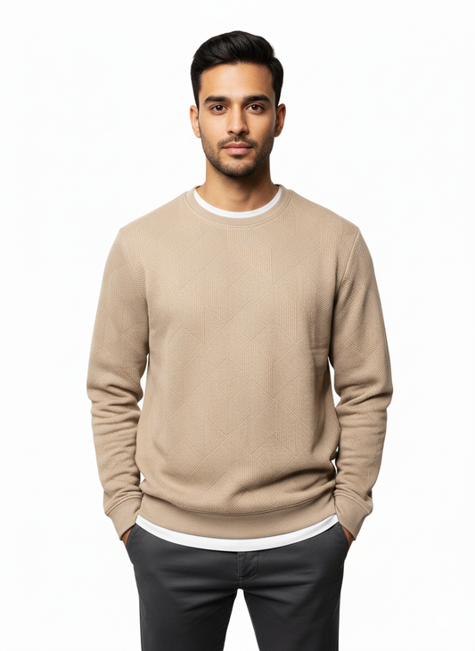 Zara SweatShirt Lined Cream