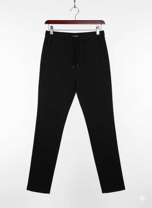 Loose Bottom Baggy Trouser Black
