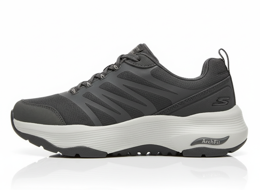 Skecher Arch Fit Dark Grey LaceUp