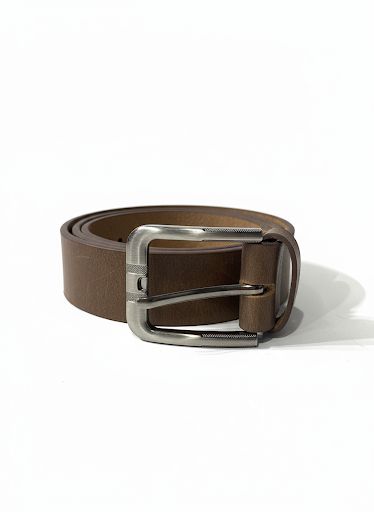 Genuine Cow Leather Belt Brown