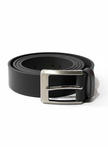 Genuine Cow Leather Belt Black