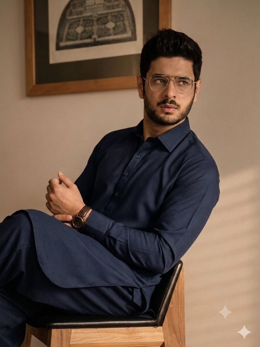 Navy Cotton
