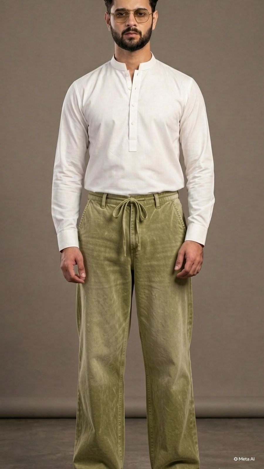 Olive (Zara) Wide Leg Linen Trouser