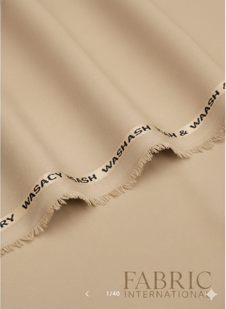 Aura Unstiched - Light Badami